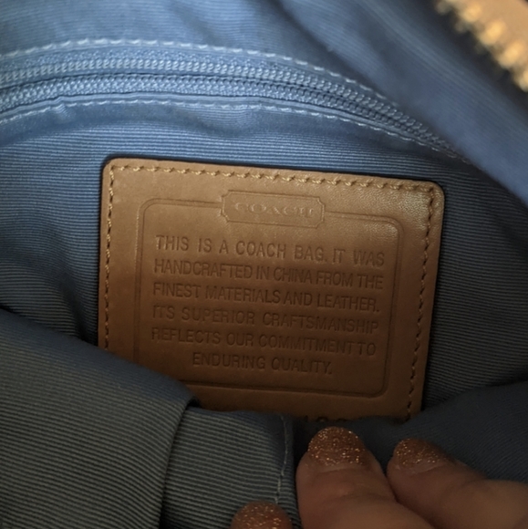 COACH Monogram Logo Handbag Purse 👜 - Picture 7 of 10